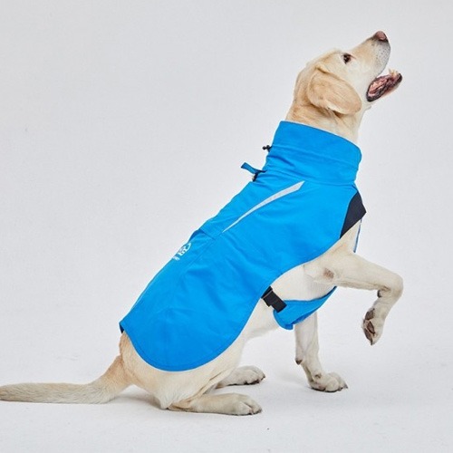 슈펫 윈드레인우비 바람막이형 강아지옷 (블루)